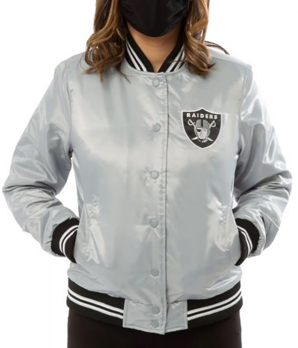 Women’s Raiders Las Vegas Satin Starter Jacket
