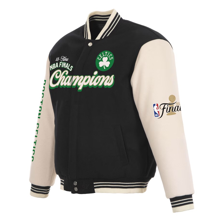 Boston Celtics 2024 NBA Finals Champions Full-Snap Jacket