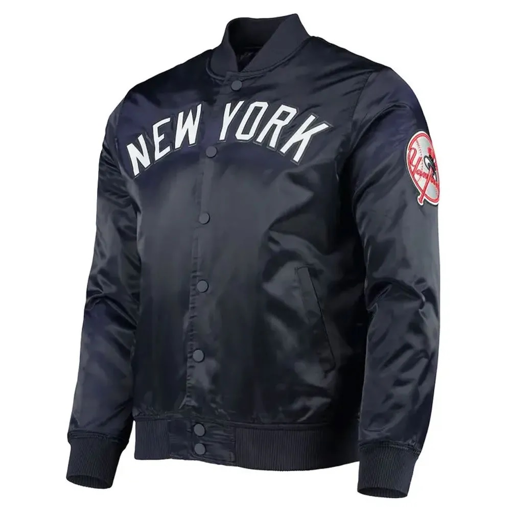 NY Yankees Dugout Satin Jacket