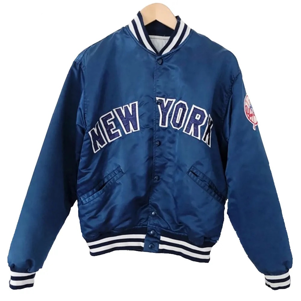 NY Yankees Dugout Satin Jacket