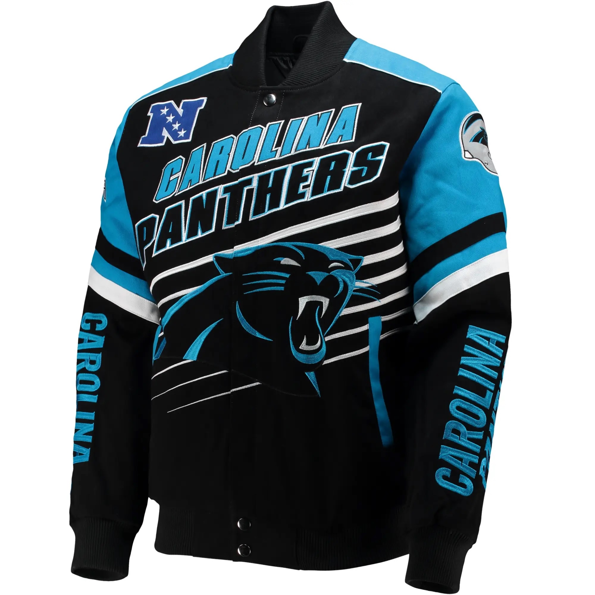 Carolina Panthers G-III Sports By Carl Banks Satin Jacket