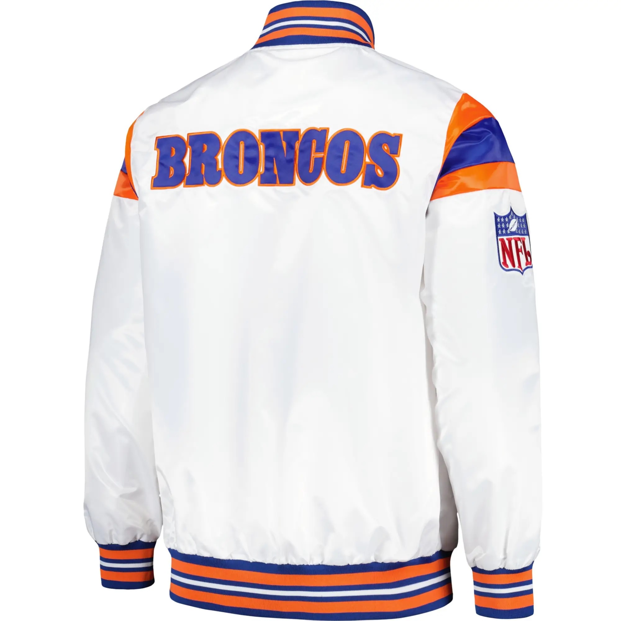 Denver Broncos Vintage Satin Varsity Jacket