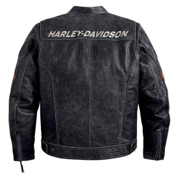 Harley Davidson Black Boxford Leather Jacket