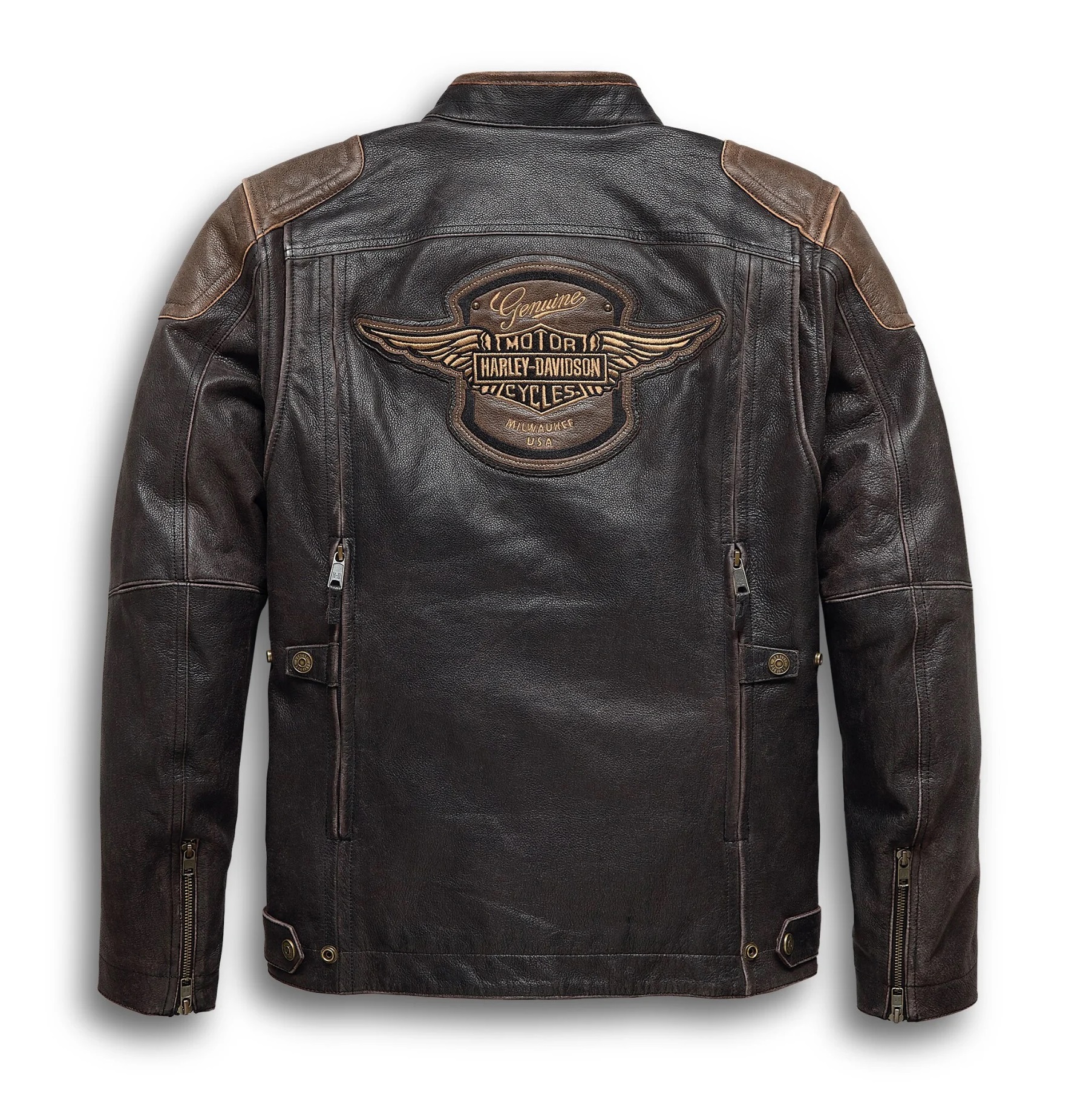 Harley Davidson Triple Vent System Trostel Leather Jacket