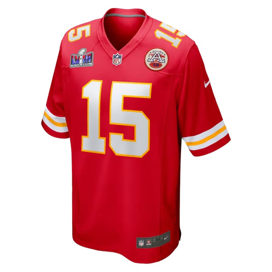 Kansas City Chiefs Red Super Bowl LVIII Game Jersey