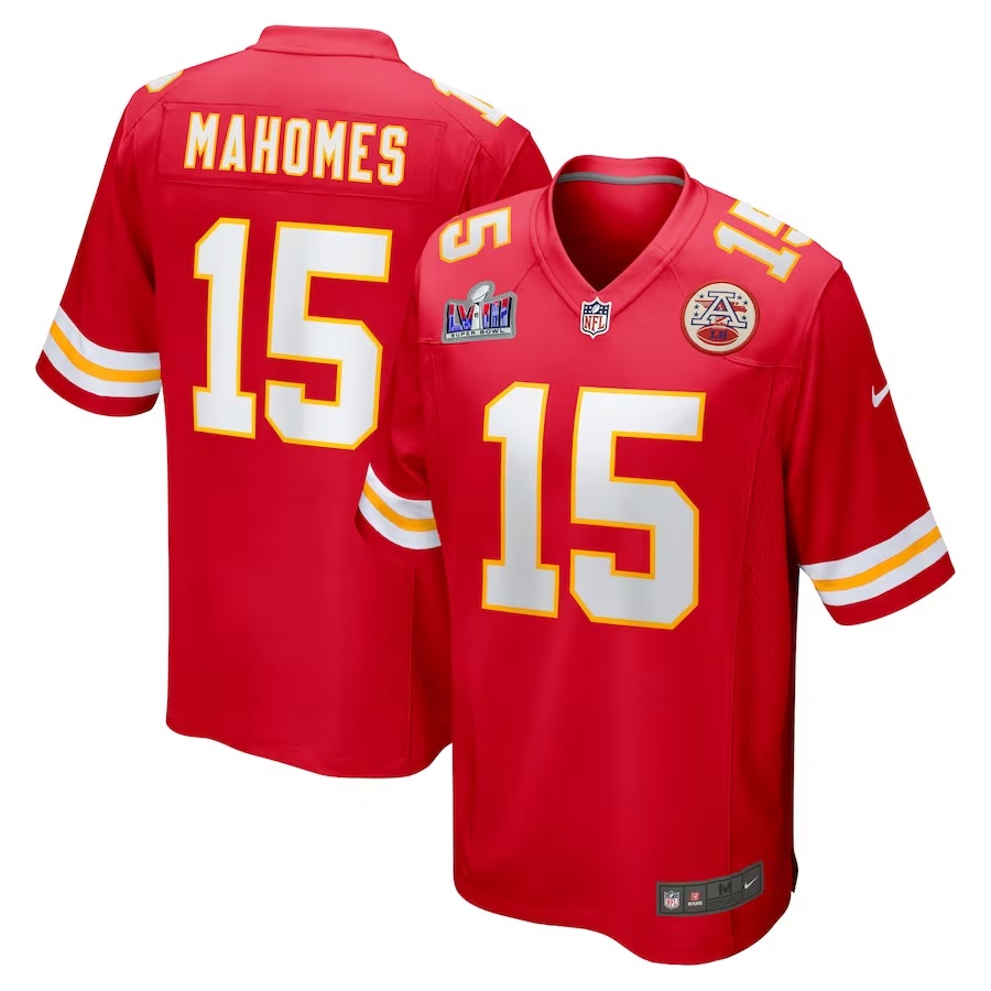 Kansas City Chiefs Red Super Bowl LVIII Game Jersey