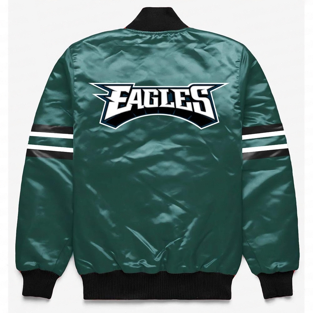 Philadelphia Eagles Button Down Green Jacket