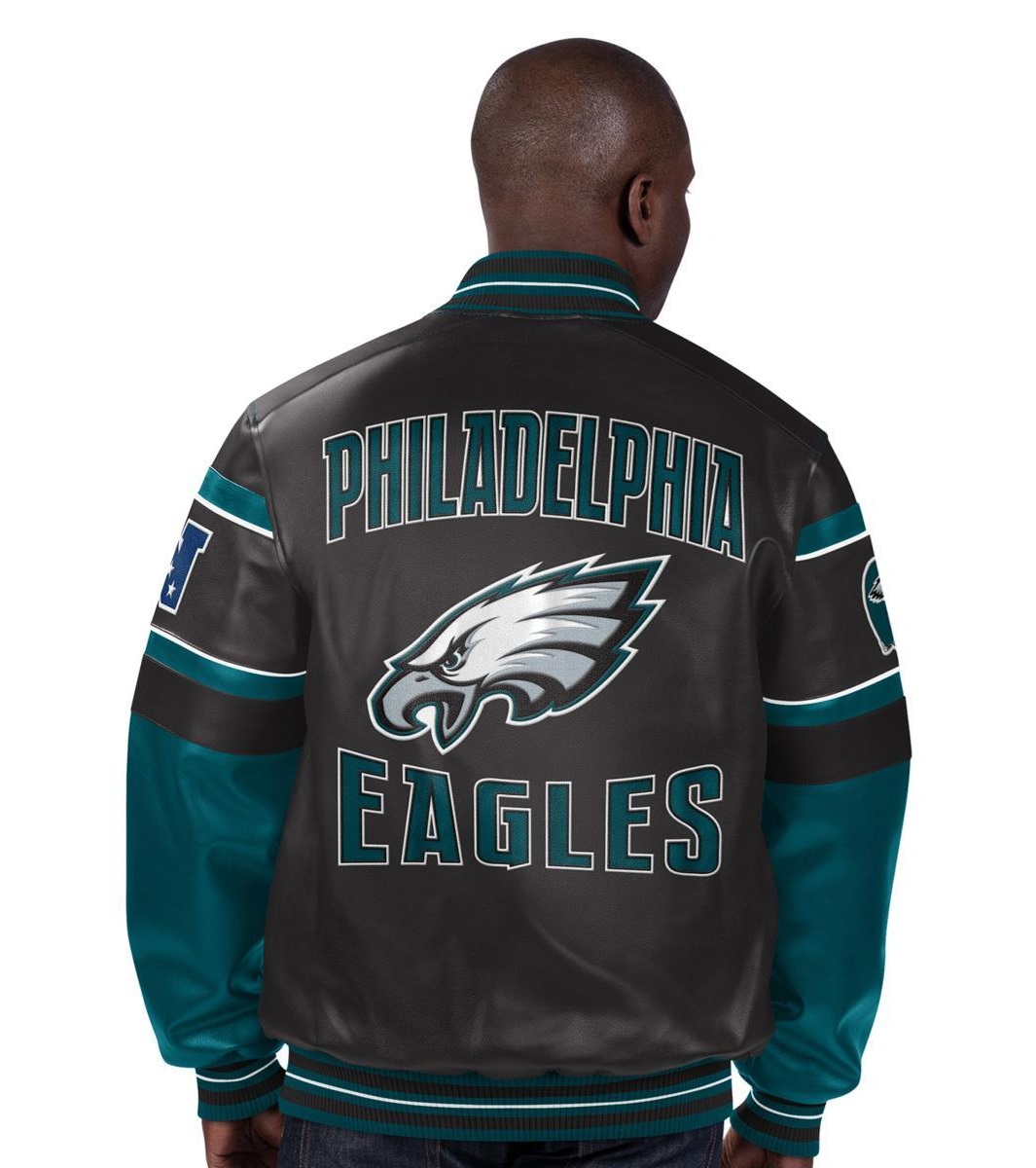 Philadelphia Eagles Leather Bomber Jacket