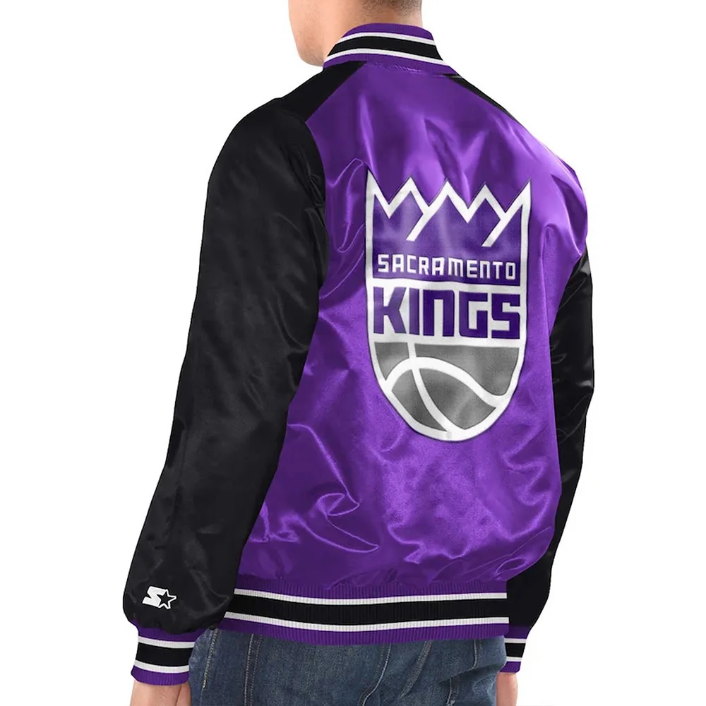 Sacramento Kings Renegade Varsity Satin Jacket