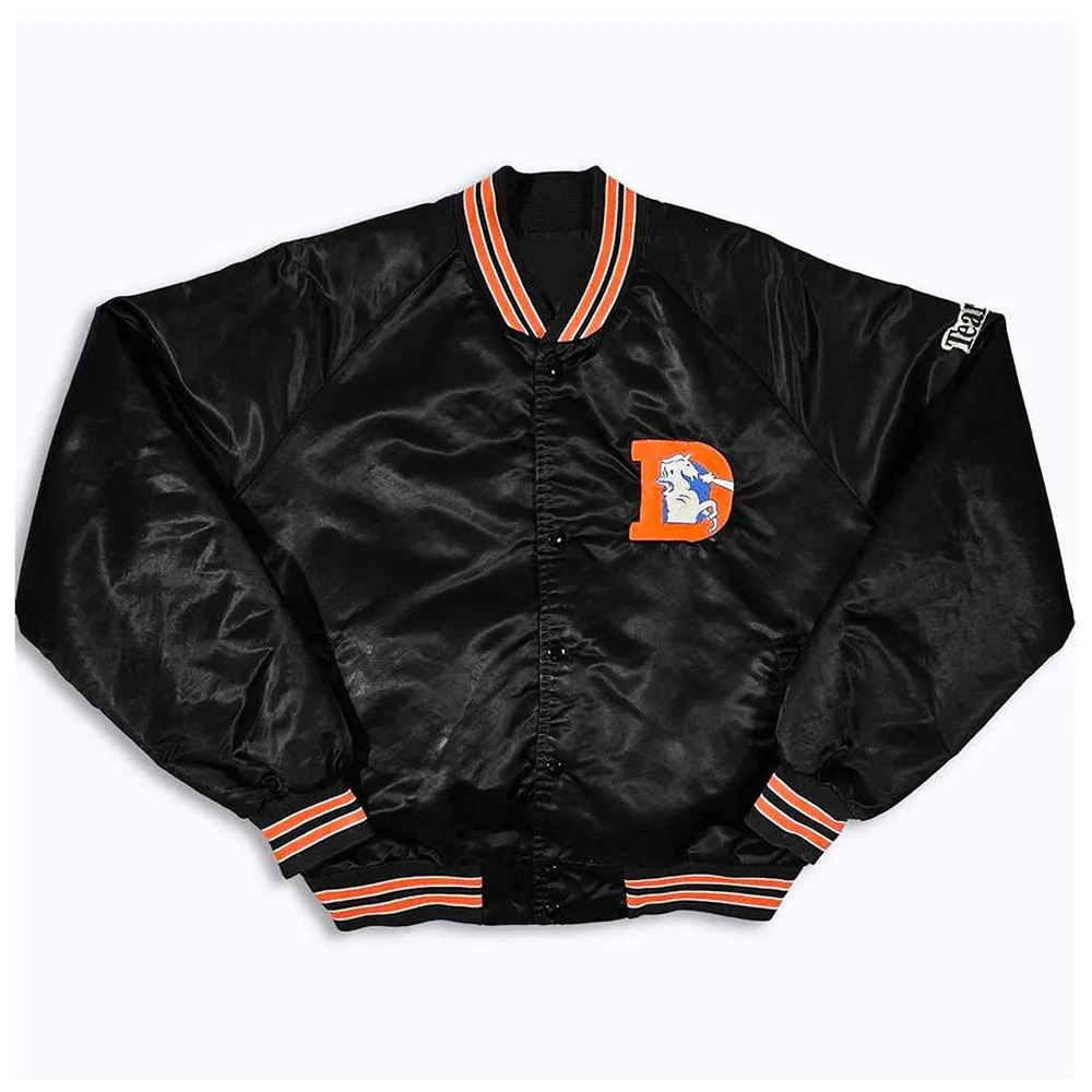 80’s Denver Broncos Black Bomber Jacket