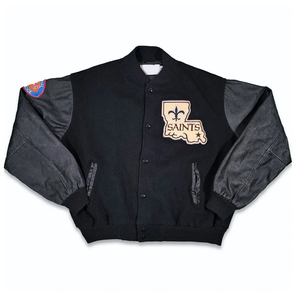 80s New Orleans Saints Varsity Jacket