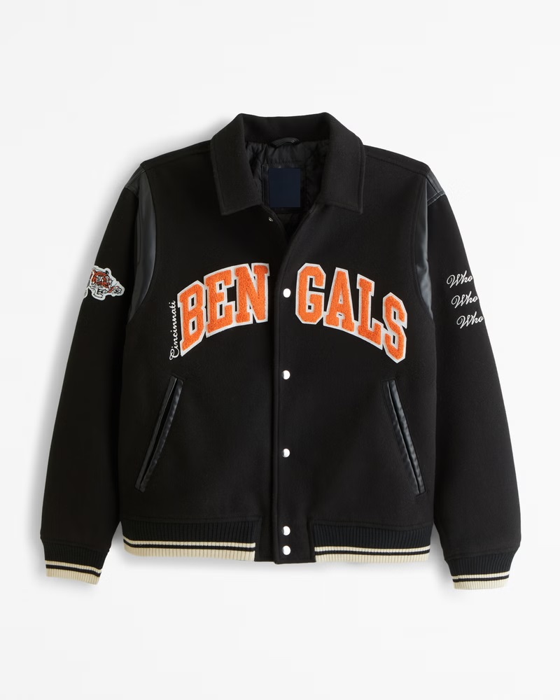 Cincinnati Bengals Varsity Bomber Jacket