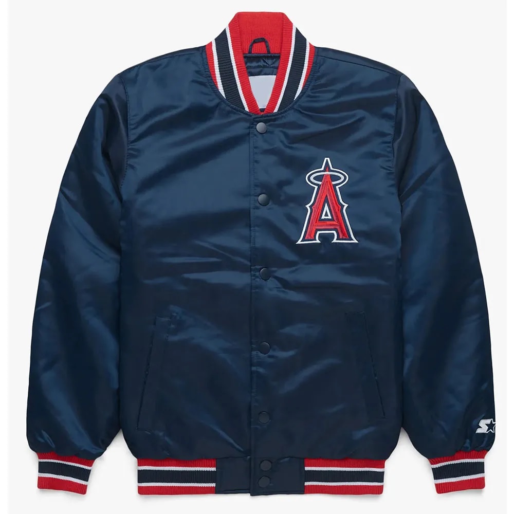 LA Angels Navy Bomber Jacket