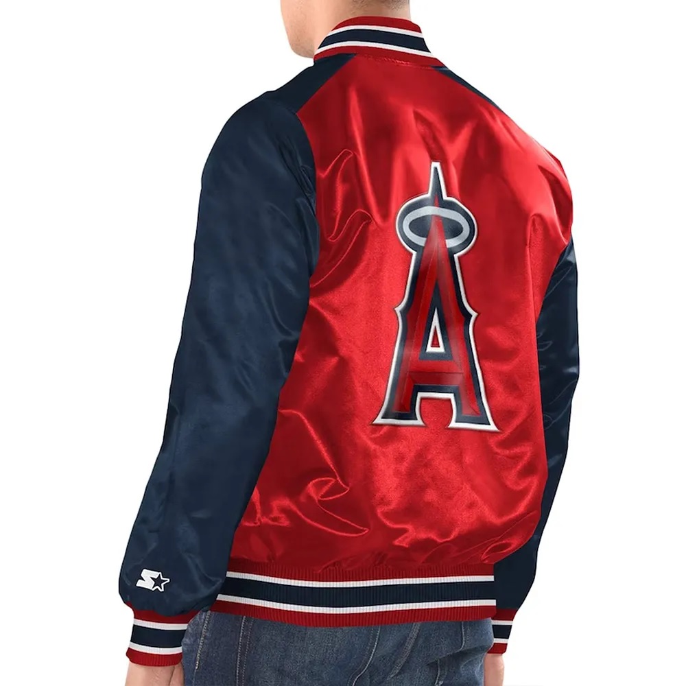 LA Angels Renegade Varsity Satin Jacket