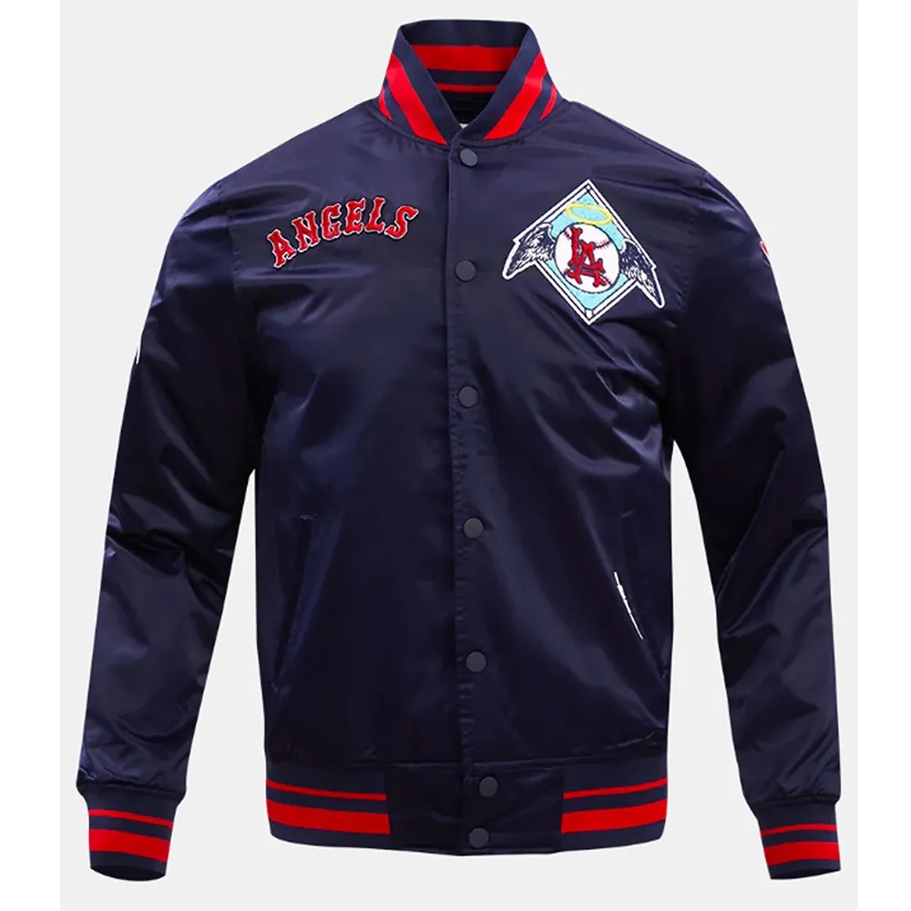 LA Angels Retro Classic Rib Jacket