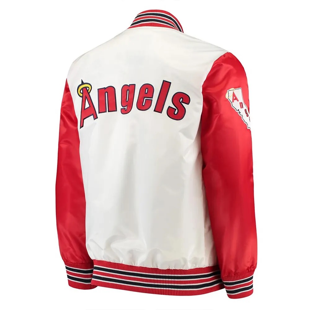 LA Angels The Legend White and Red Jacket