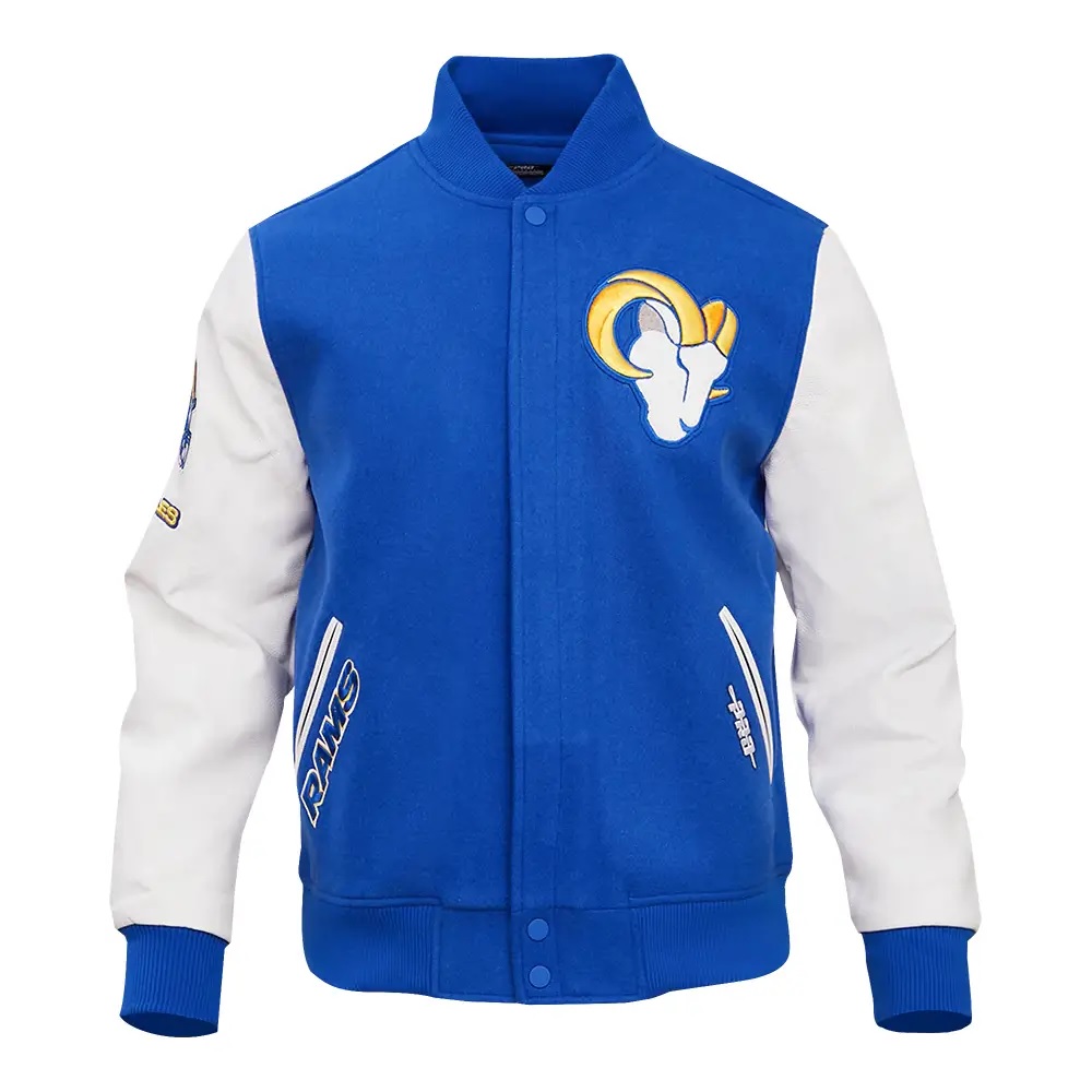 NFL Los Angeles Rams Pro Standard Royal Blue Varsity Jacket