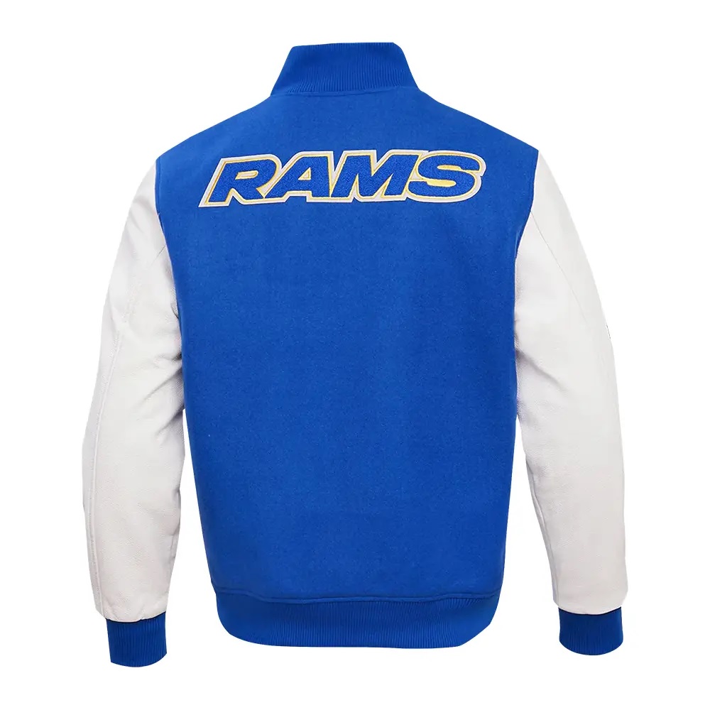 NFL Los Angeles Rams Pro Standard Royal Blue Varsity Jacket