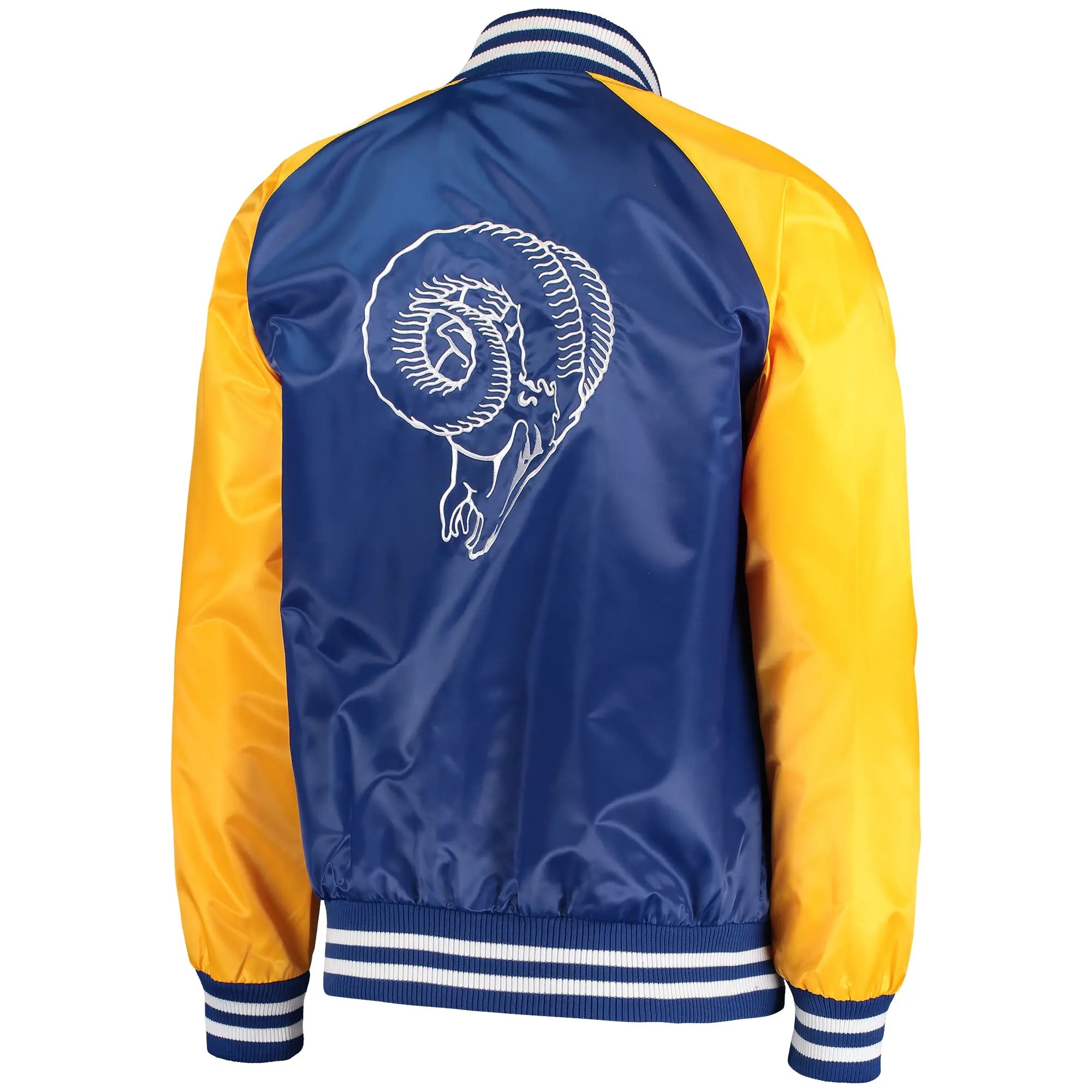 NFL Los Angeles Rams Starter Lead-Off Varsity Satin Jacket