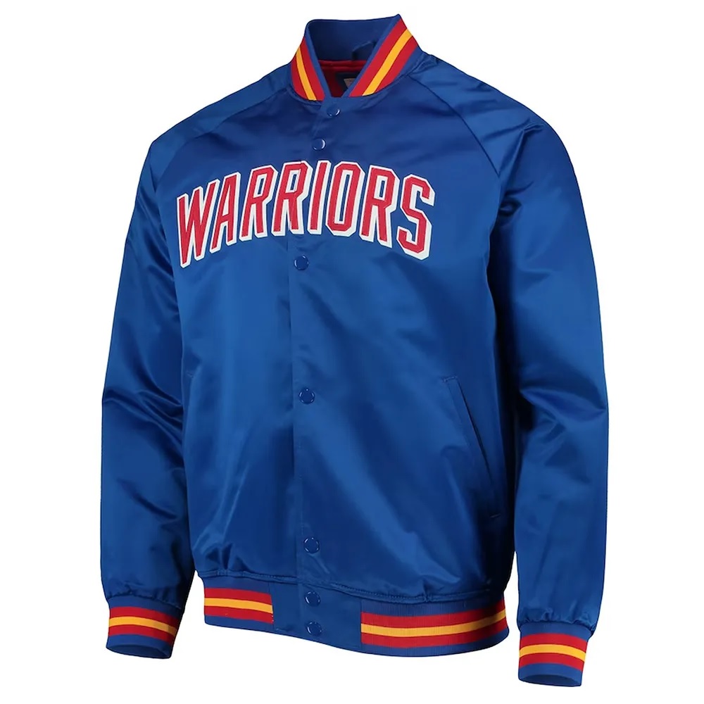 Royal San Francisco 75th Anniversary Warriors Satin Jacket