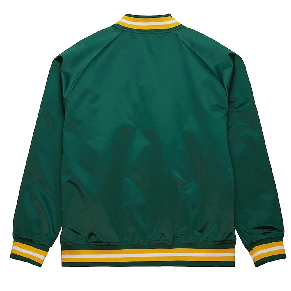 Seattle Supersonics Throwback Wordmark Green Jacket