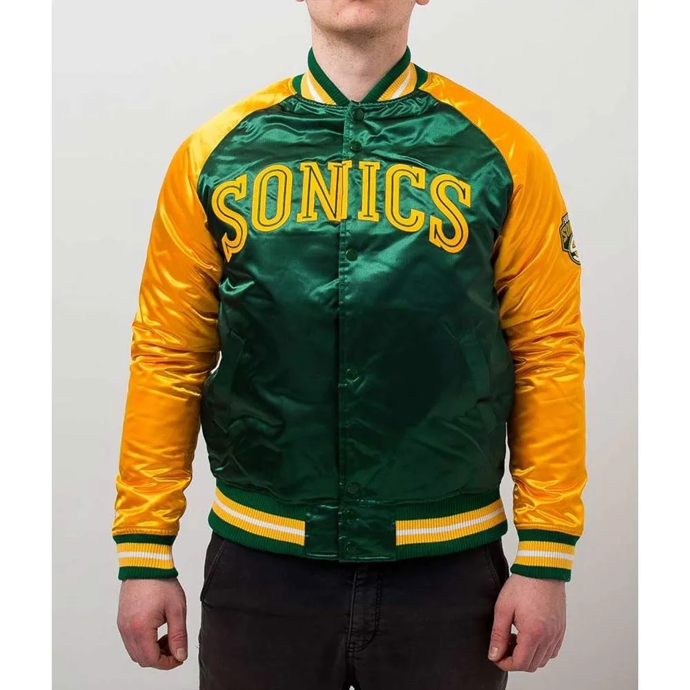 Seattle Supersonics Tough Season Satin Jacket