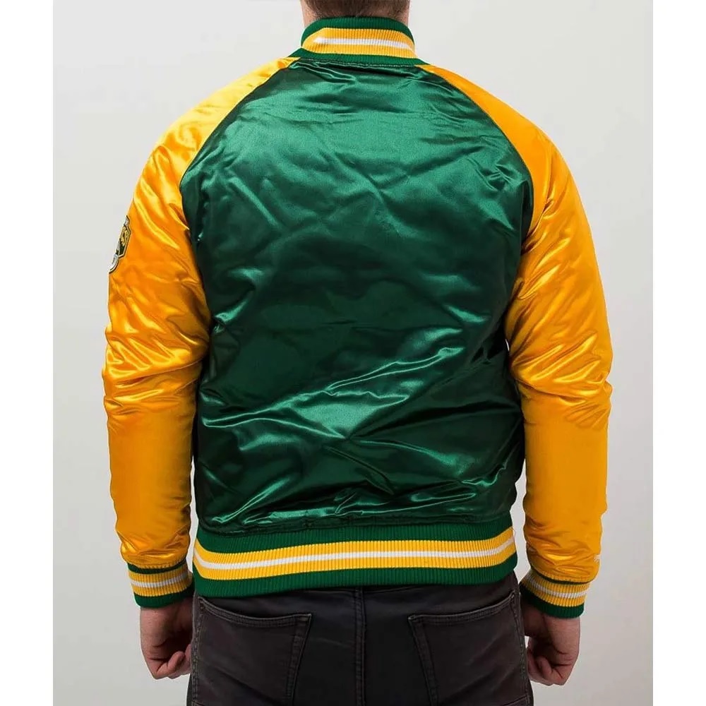 Seattle Supersonics Tough Season Satin Jacket