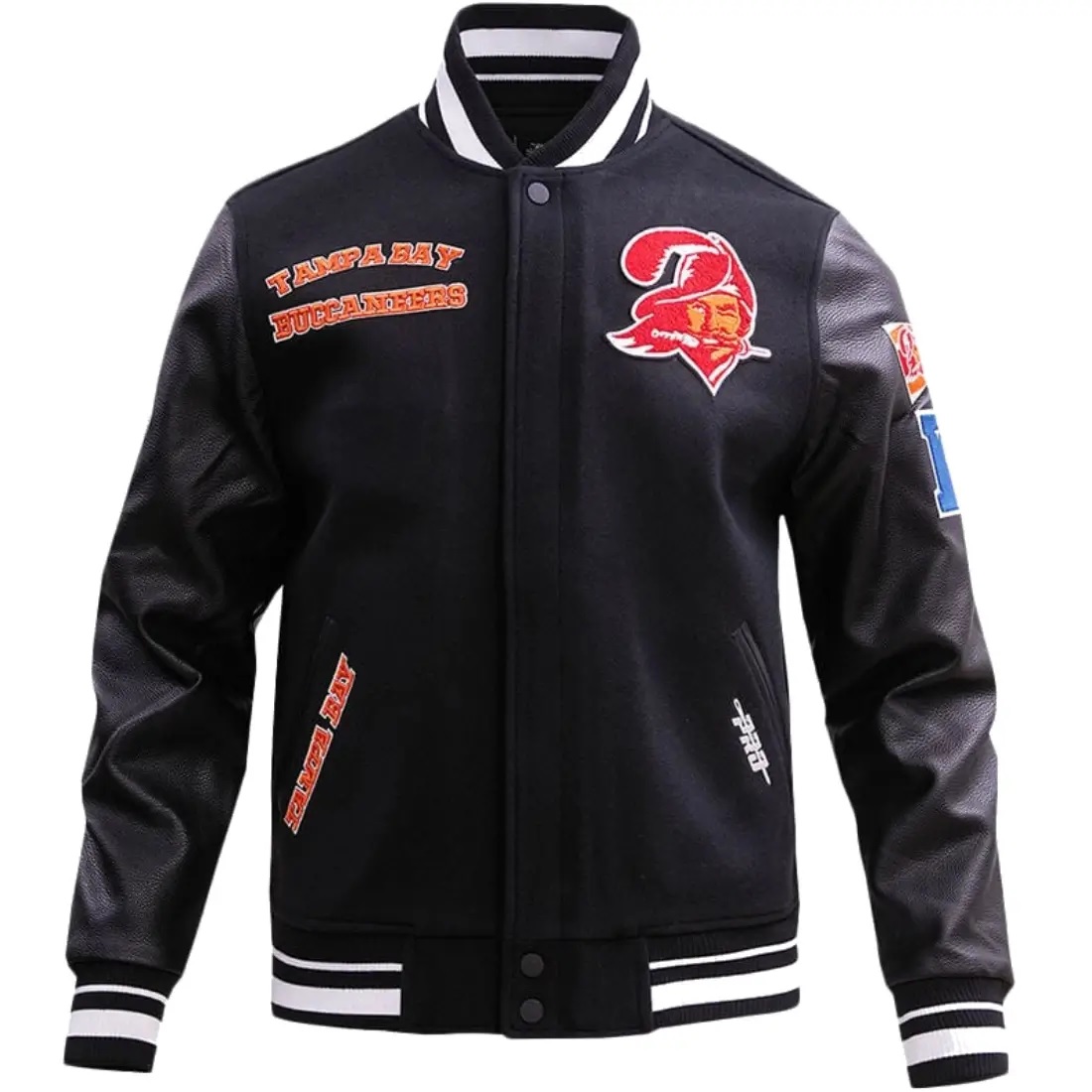 Tampa Bay Buccaneers Retro Classic Wool and Leather Jacket