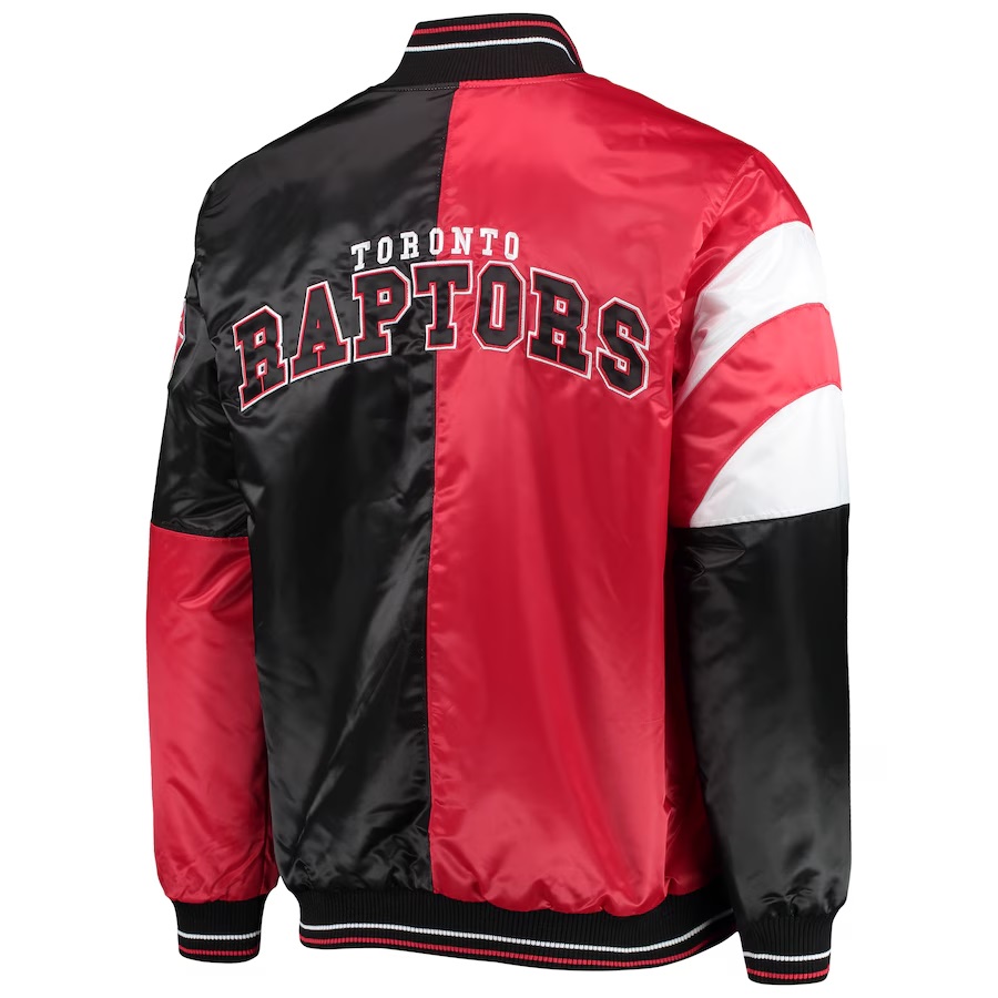 Toronto Raptors 75th Anniversary Satin Varsity Jacket