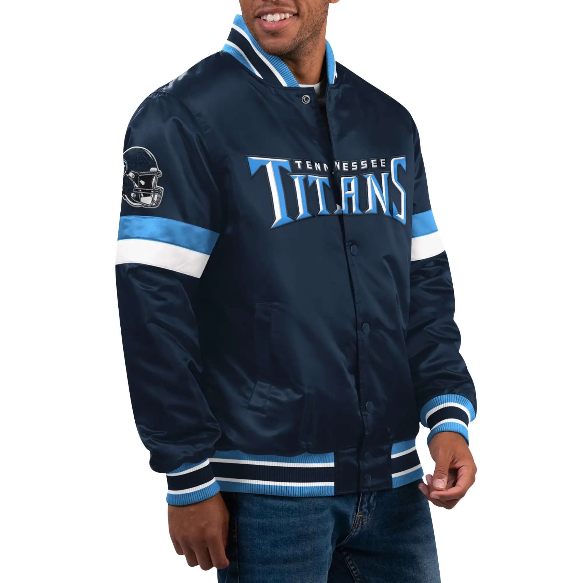 Tennessee Titans Starter Home Game Satin Jacket