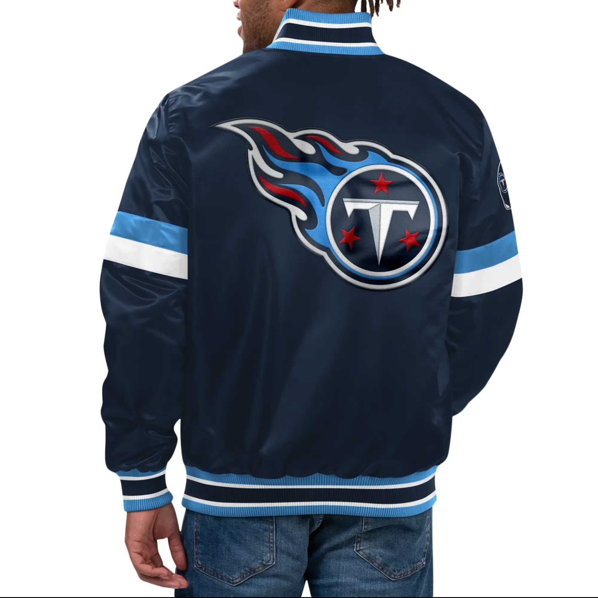 Tennessee Titans Starter Home Game Satin Jacket