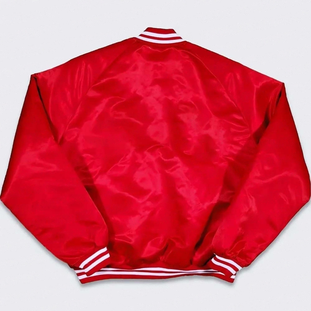 Nebraska Cornhuskers Herbie Button Up Satin Jacket