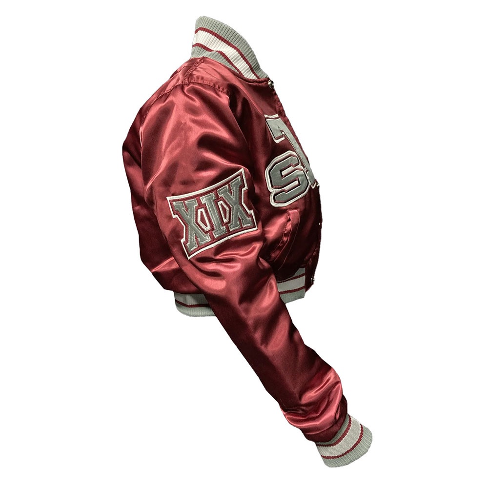 Texas Southern University Burgundy Satin Jacket