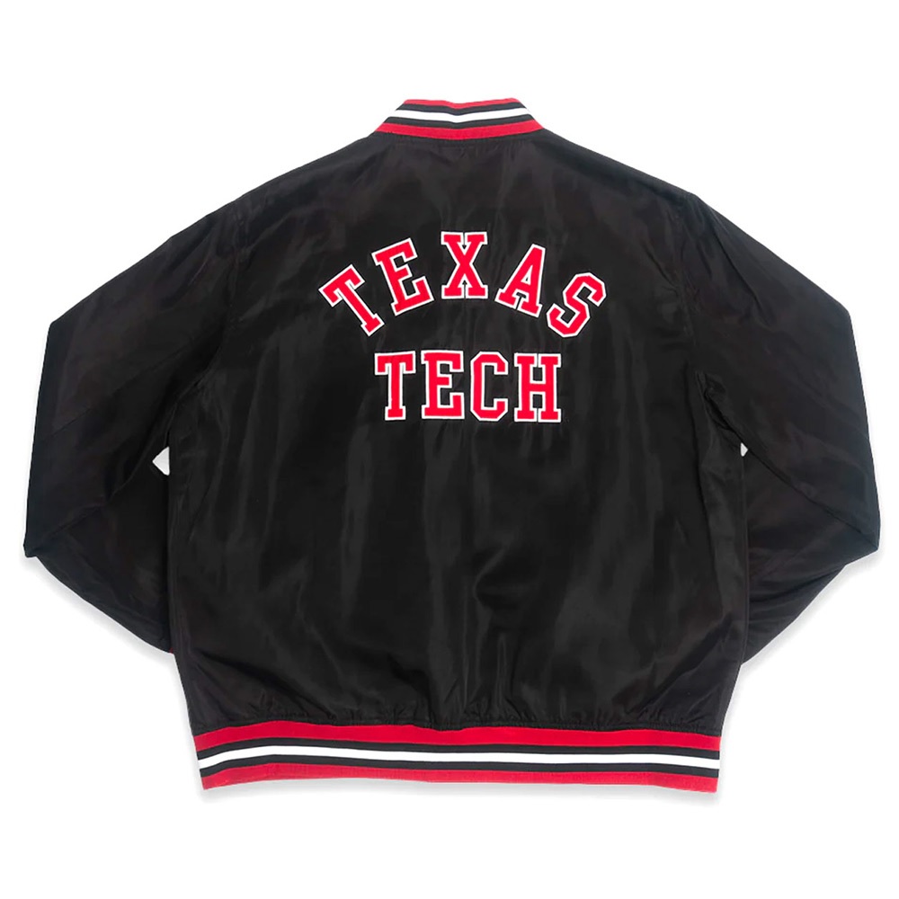 Texas Tech Red Raiders Bomber Black Jacket