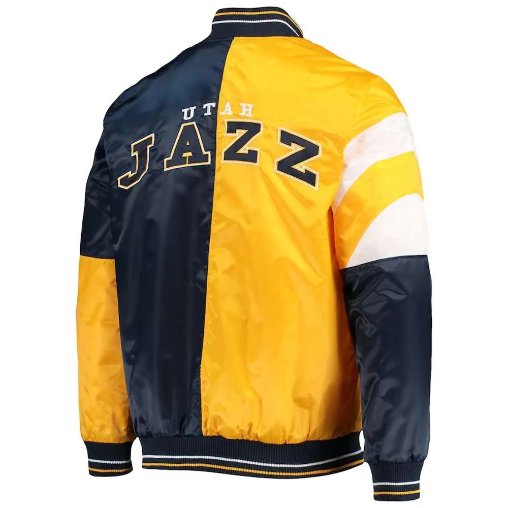 Utah Jazz 75th Anniversary Leader Color Block Jacket
