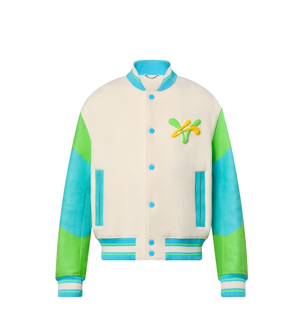 Louis Vuitton Rainbow Playground Varsity Blouson Jacket