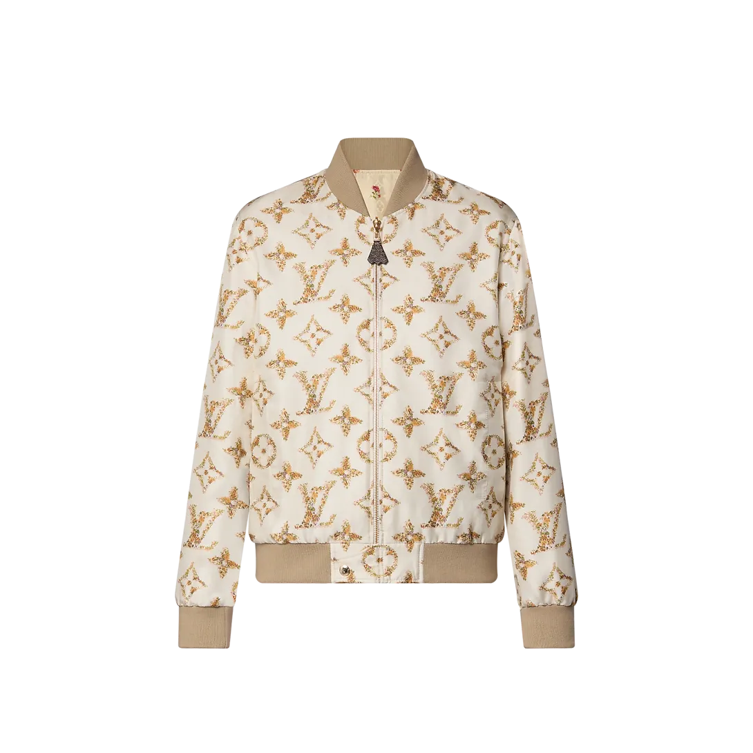 Louis Vuitton Reversible Floral Monogram Bomber Jacket