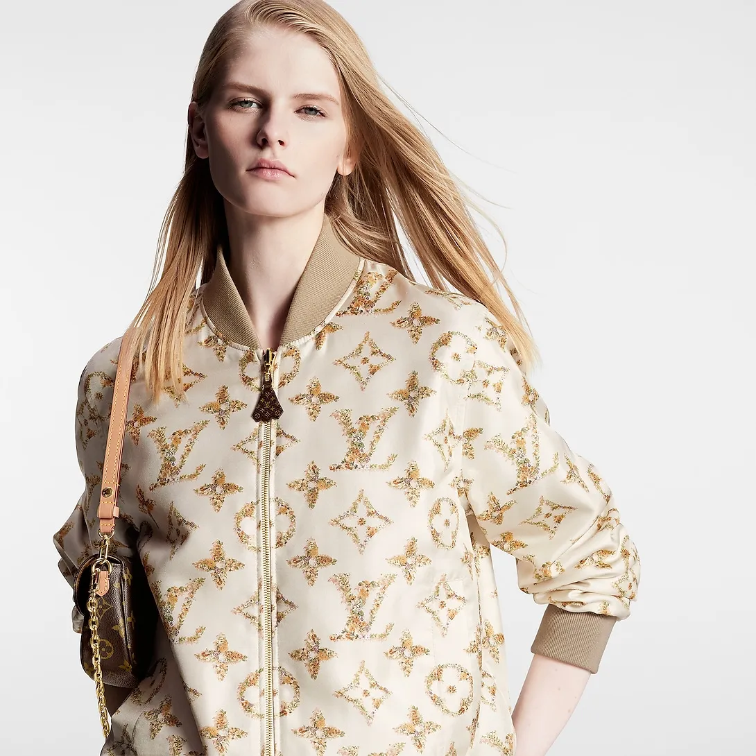 Louis Vuitton Reversible Floral Monogram Bomber Jacket