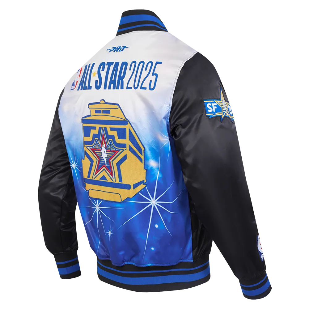 NBA All Star 2025 Mens Rib Satin Jacket