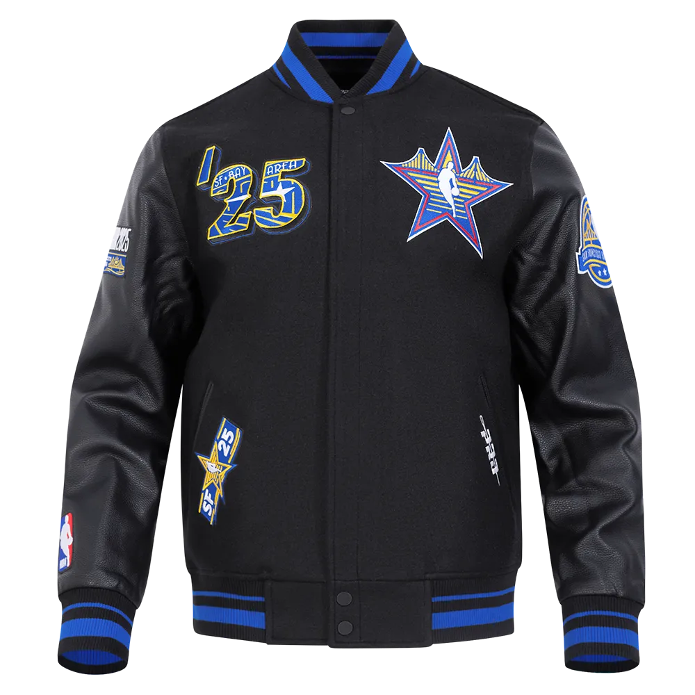 NBA All Star 2025 Mens Rib Wool Varsity Jacket