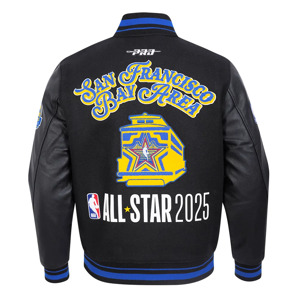 NBA All Star 2025 Mens Rib Wool Varsity Jacket