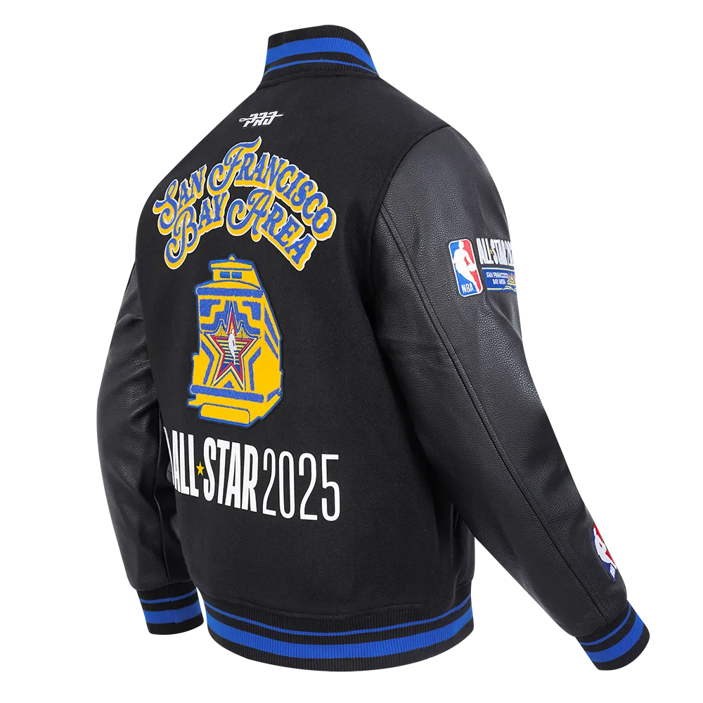 NBA All Star 2025 Mens Rib Wool Varsity Jacket