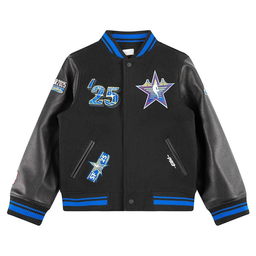 NBA All Star 2025 Mens Rib Wool Varsity Jacket