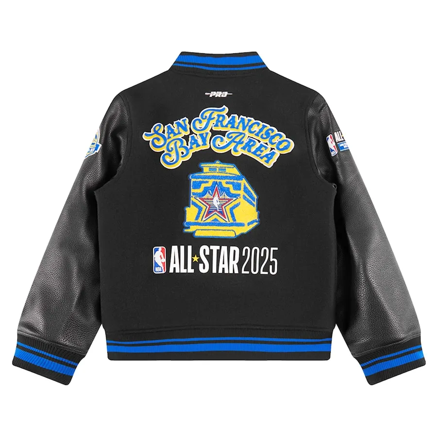 NBA All Star 2025 Mens Rib Wool Varsity Jacket
