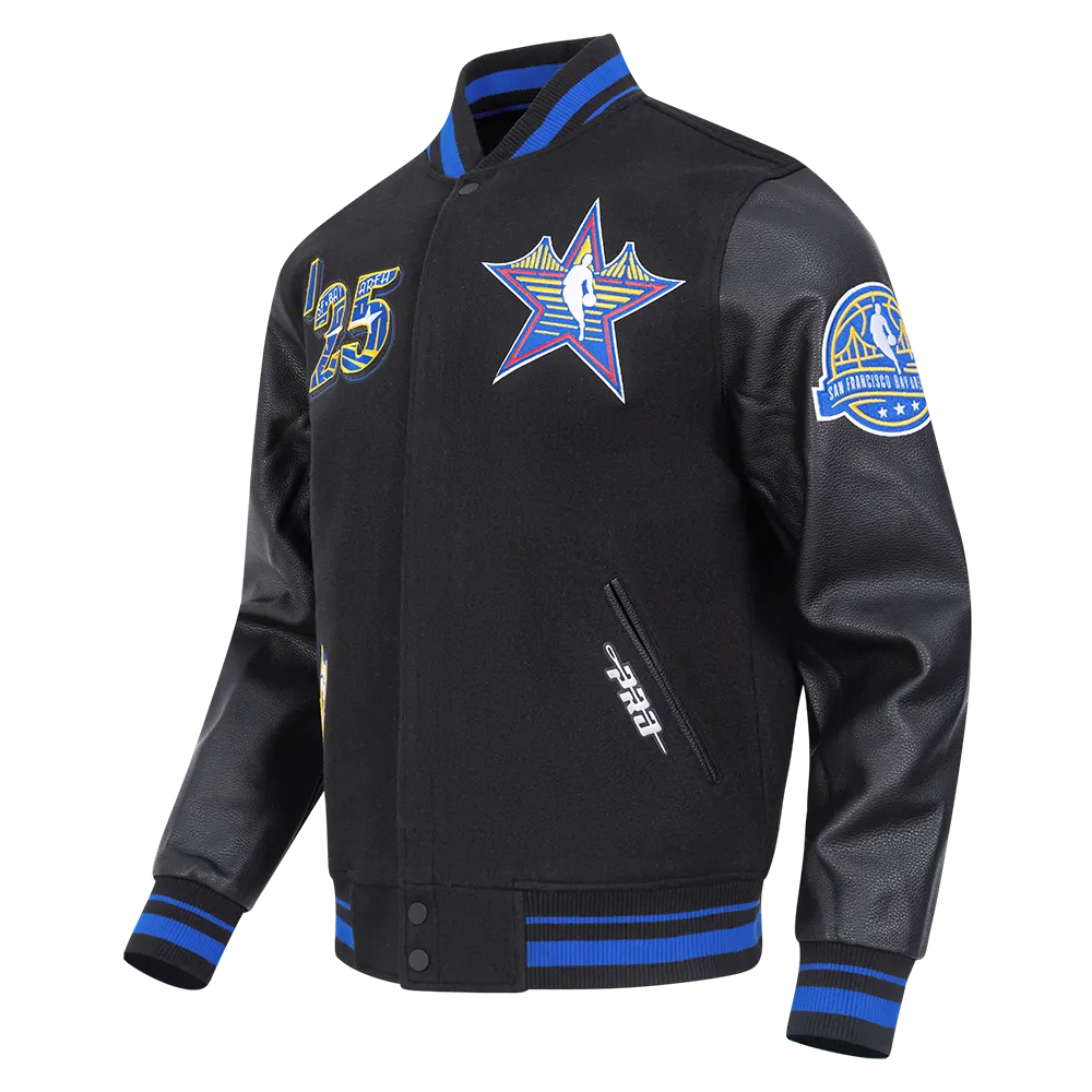 NBA All Star 2025 Mens Rib Wool Varsity Jacket