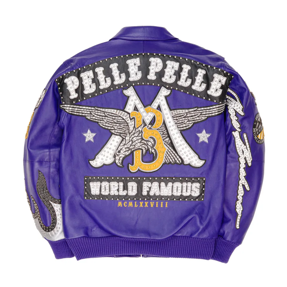 World Famous Pelle Pelle Purple Jacket