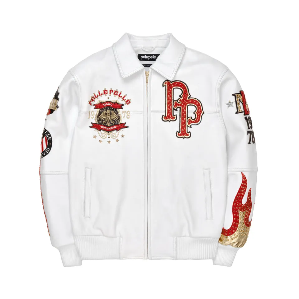 World Famous Pelle Pelle White Jacket