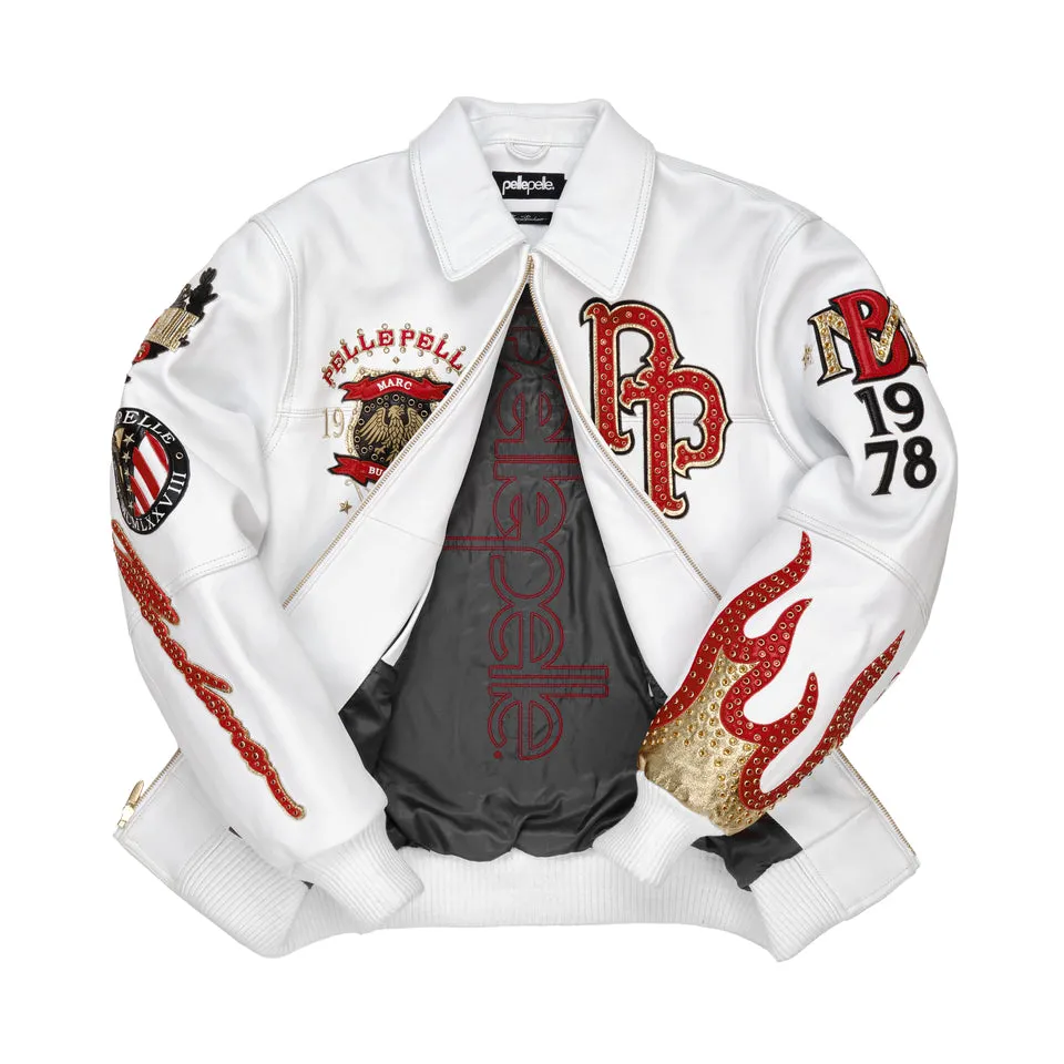 World Famous Pelle Pelle White Jacket