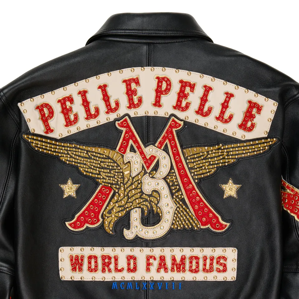 World Famous Pelle Pelle Womens Black Jacket