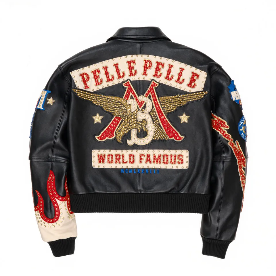 World Famous Pelle Pelle Womens Black Jacket